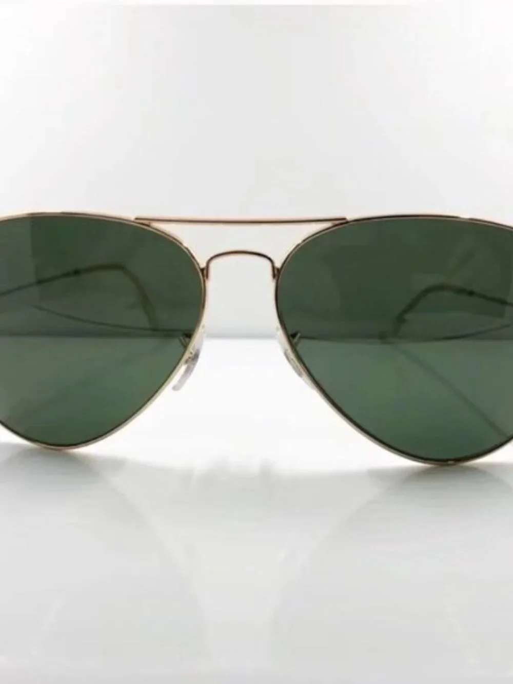 Ray-Ban 3025 Green Aviator Sunglasses 58mm - Picture 2 of 5